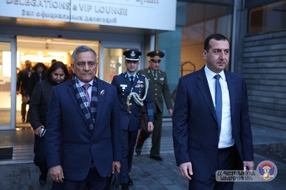 Chief of the Defense Staff of the Indian Armed Forces visits Armenia