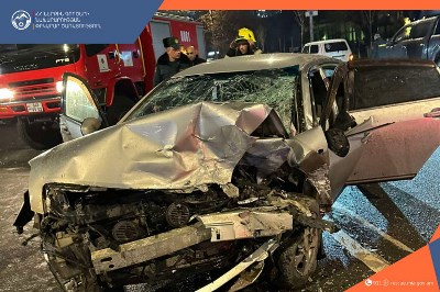 ДТП в центре Еревана: есть пострадавшие