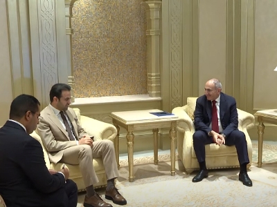 Armenia’s Pashinyan meets with Zayed Award for Human Fraternity secretary general, in Abu Dhabi (VIDEO)