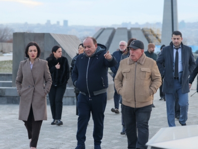 Ժաննա Անդրեասյանը կրկին այցելել է Հայոց ցեղասպանության հուշահամալիր