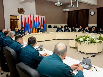 Փրկարար ծառայությունում անցկացվել է աշխատանքային խորհրդակցություն. տրվել են հանձնարարականներ