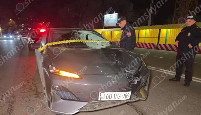 В Ереване водитель сбил насмерть сотрудника мэрии, занимавшегося уборкой территории проспекта Баграмяна