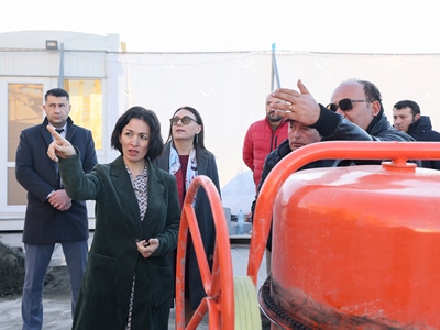 Ժաննա Անդրեասյանն կրկին այցելել է Հայոց ցեղասպանության հուշահամալիր, հետևել աշխատանքներին