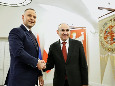 Пашинян встретился с президентом Польши
