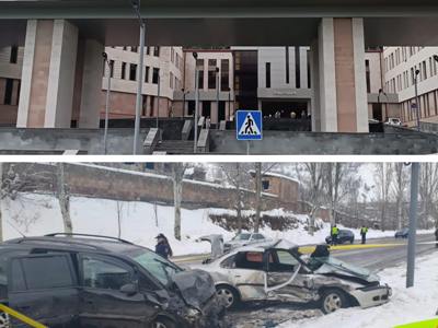 Одного из пострадавших в аварии в Ванадзоре оперируют, а другой находится в реанимационном отделении