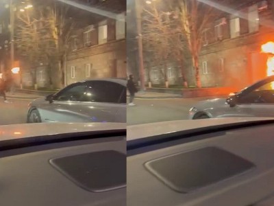 Man who attempted to set fire to Armenia's NSS building arrested for two months