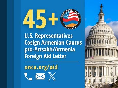 Over 45 members of House of Representatives back increasing US assistance to Armenia