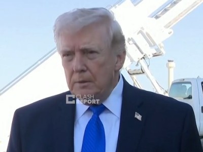 Trump responds to question about parallels with the war in Ukraine: "This is completely different"