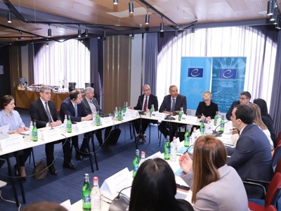 Քննարկվել է իրավապահ համակարգի զարգացման հարցերը. ՆԳ փոխնախարարը մասնակցել է ԵԽ ծրագրերի Համակարգող խորհրդի նիստին