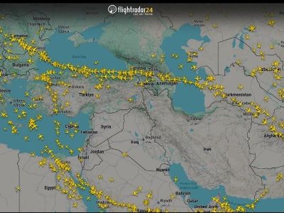 Сколько транзитных рейсов совершено через воздушное пространство Армении в связи войной в регионе?