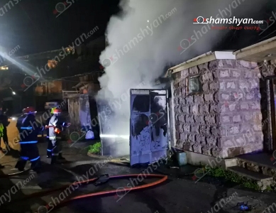 В пожаре в селе Ахтала пострадал мужчина