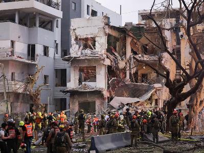 How many killed, injured in Israel during war with Iran?