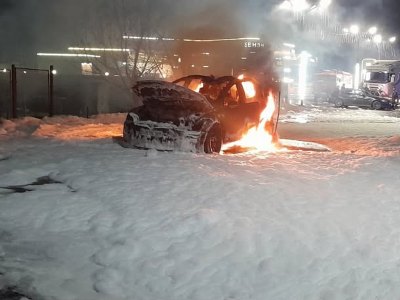 Նոր Գեղիում «Tesla»-ն վերածվել է մոխրակույտի