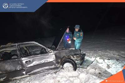 Քաջարան-Մեղրի ճանապարհին «Peugeot»–ն դուրս է եկել ճանապարհից և մոտ 100 մ գլորվել ձորը