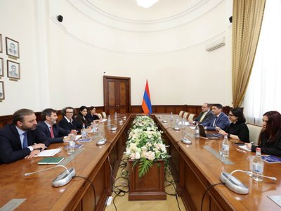Глава Минфина Армении и представители   ЕБРР обсудили возможности сотрудничества вокруг новых инициатив