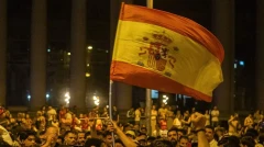 In Spain, a teenager died when a fountain collapsed during celebrations of the World Cup victory