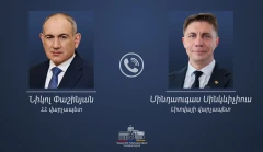 Armenia, Lithuania premiers attach importance to expanding, deepening multi-sectoral ties