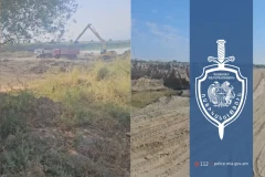 В Армении полицейские пресекли незаконную добычу