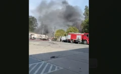 В городе Зугдиди в Грузии прогремел мощный взрыв на АЗС: пострадали 2 человека, повреждено несколько объектов