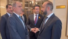 Արարատ Միրզոյանը Բիշքեկում կարճատև շփում է ունեցել Ջեյհուն Բայրամովի հետ