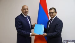Новоназначенный представитель Детского фонда ООН в Армении вручил свои верительные грамоты замминистра иностранных дел и международной торговли РА