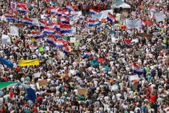 В столице Хорватии прошел один из крупнейших за несколько лет протестов против загрязнения окружающей среды