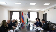 Հայաստանի և Ուզբեկստանի ԱԳ փոխնախարարները կարևորել են երկկողմ հարաբերություններում իրավապայմանագրային հիմքերի ընդլայնումը