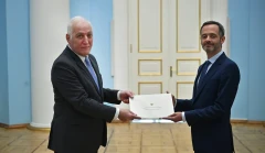 Ֆրանսիայի նորանշանակ դեսպանն իր հավատարմագրերն է հանձնել ՀՀ նախագահին