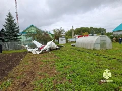 Самолет Cessna-172 упал в огород жилого дома в Татарстане: погибли два человека
