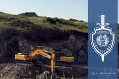 Գեղարքունիքի ոստիկանները Լճաշենում ապօրինի արդյունահանման դեպք են բացահայտել (վիդեո)