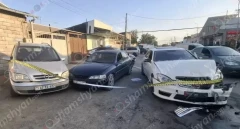 Цепное ДТП в Араратской области: в Айнтапе столкнулись 4 автомобиля, есть пострадавший