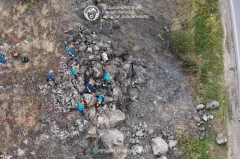 Մ-4 միջպետական ճանապարհին իրականացվել է հարկադիր քարաթափում՝ վերացնելով վտանգը