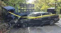 Վանաձոր-Ստեփանավան ճանապարհին բախվել են «Mercedes»-ը և «Foton» բեռնատարը․ կա վիրավոր