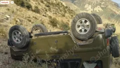 Սմբատաբերդ տանող ճանապարհին «ՈւԱԶ»-ը դուրս է եկել երթևեկելի գոտուց և հայտնվել ձորում․ Բելառուսի 6 քաղաքացիներ վնասվածքներ են ստացել