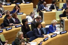 Кобахидзе на полях Генассамблеи ООН приветствовал мирный процесс между Азербайджаном и Арменией