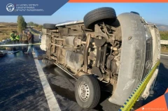 Троих пострадавших в ДТП в Котайкской области молодых людей доставили в ереванский медцентр