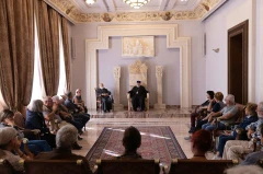 Ամենայն Հայոց Կաթողիկոսն ընդունել է 
Իտալիայից ժամանած կաթոլիկ ուխտավորներին