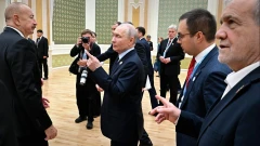 Путин, Алиев и Пезешкиан встретились после Каспийского саммита
