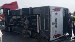 В Анталье не менее 17 человек пострадали в ДТП с автобусом