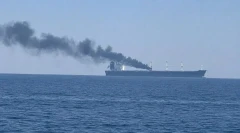 ВМС Ирана заявили о возгорании танкера, нарушившего ограничения в Оманском заливе