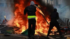 Le Parisien: во Франции подростку оторвало кисть руки при взрыве гранаты на протестах
