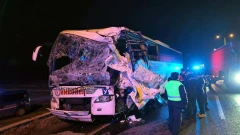 В Турции автобус с болгарскими туристами столкнулся с грузовиком, перевозившим гранат: пострадали 10 человек