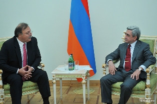 Armenian President receives Georgian FM