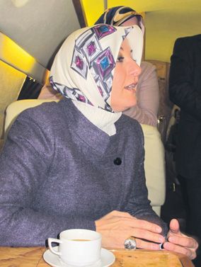 Speaking at PACE Gul’s wife was wearing ring made by Armenian jeweler