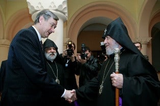 Karekin II and Slovenian President discussed Christian values