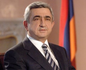 Серж Саргсян побывал в парке хачкаров