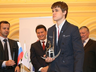 Шахматный Оскар за 2009 год получил Магнус Карлсен