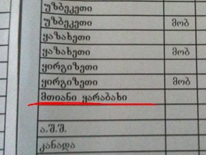 Грузия признала Карабах?