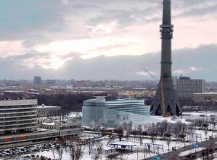 Горит одна из студий телецентра «Останкино»