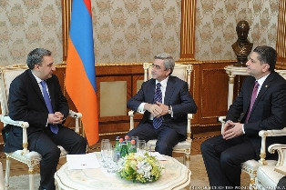 Armenian President meets Georgian Premier